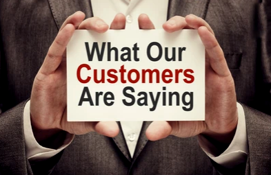 what our customer says about us